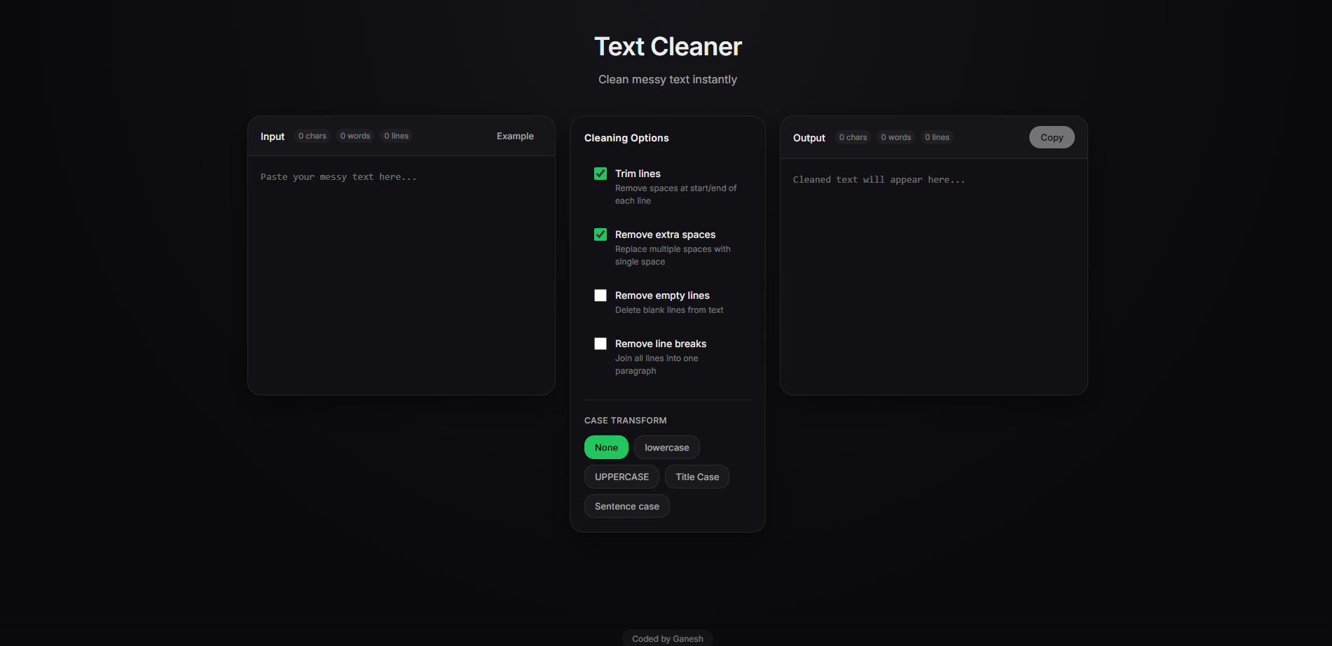 Text-Cleaner